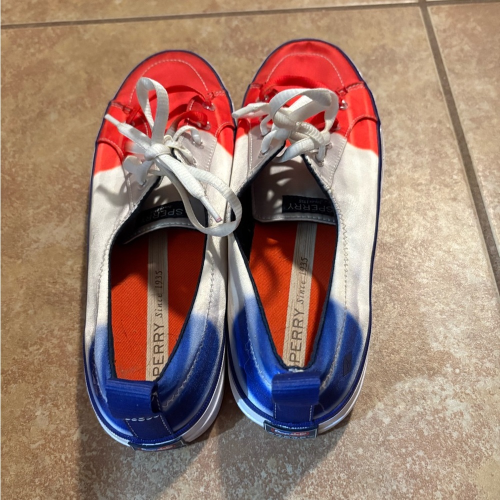 Sperry’s- red white and blue
